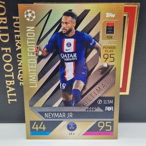 Neymar JR "limited Edition" Topps Match Attax 2022/23. Soccer Card. Trading  Card. Combined Shipping. - Etsy