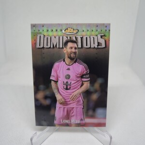 Lionel Messi "Dominators" Topps Finest MLS 2024. Soccer card. Trading card. Combined shipping. Read info.