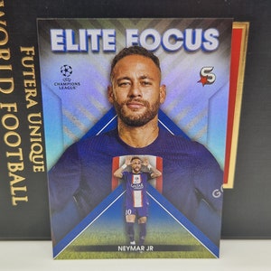 Neymar JR &quot;Elite Focus&quot; Topps Superstar 2022/2023. Soccer card. Trading card. Combined shipping.