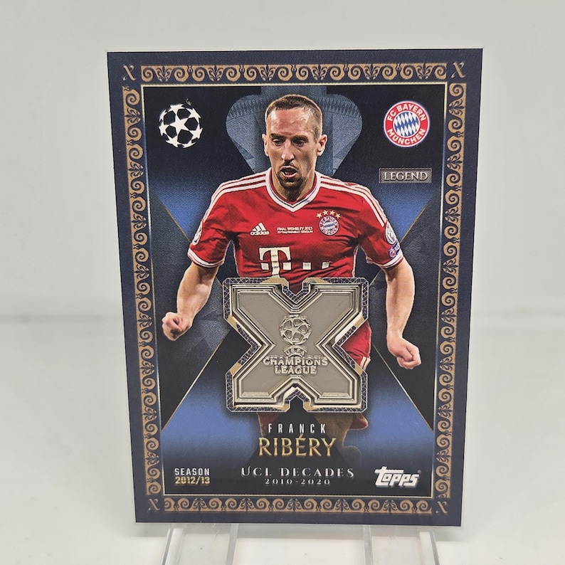 Franck Ribery UCL DECADES RELIC Topps Match Attax Extra 25/26. Trading ...