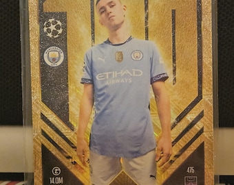 Phil Foden "100 Club", New Topps Match Attax 2024/2025. Soccer card. Trading card. Combined shipping. Read info.
