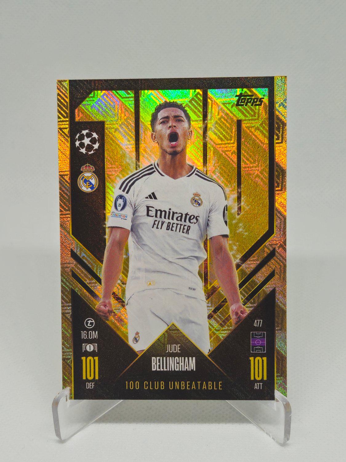 ジュード・ベリンガム「100クラブ」、ニューTopps Match Attax 2024