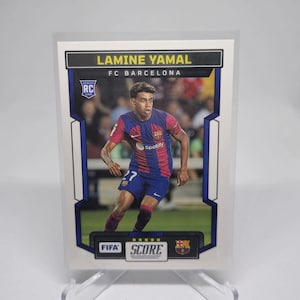 Lamine Yamal RC Score 2023/24 . Barcelone. Carte de football. Carte à collectionner. Expédition combinée. Lisez les informations.