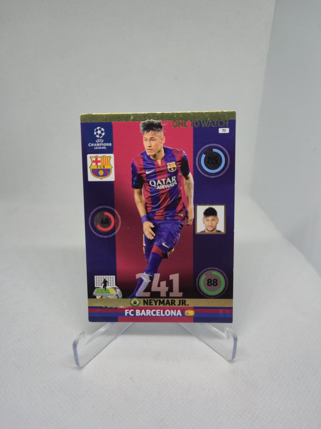 新品タグ付きFCバルセロナ ネイマールjr 値下げ可相談ください ネイマールJR「ワン・トゥ・ウォッチ」Adrenalyn XL 2014/15