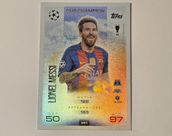 メッシ　カード リオネル・メッシ「カップチャンピオン」Topps Match Attax 25/26