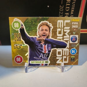 Neymar JR &quot;Limited Edition&quot; Adrenalyn XL 2021. Paris Saint-Germain. Soccer card. Combined shipping.