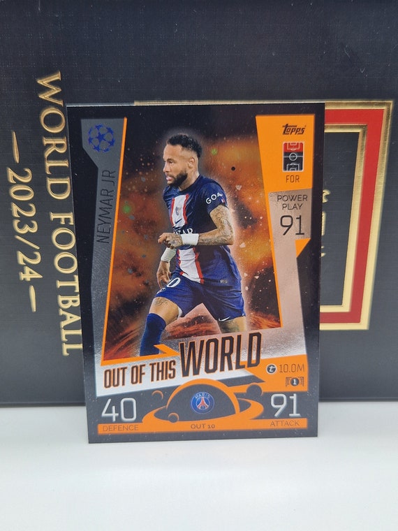 match attax 2022 23 rare cards Extra 2022/23 2023 Neymar Jr PSG Limited Edition Card LE1 Wayne Jackson Gaming Just like a real UEFA Champions League game RARE BLACK EDGE CARD! |