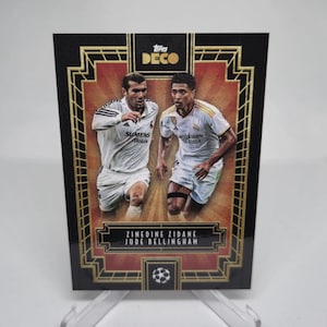 Jude Bellingham / Zinedine Zidane Topps déco 23/24. Real Madrid. Carte de football. Carte à collectionner. Expédition combinée. Lisez les informations.