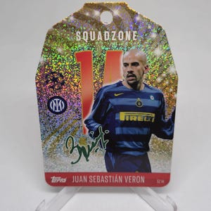 Juan Sebastian Veron « Squadzone », nouveau match Topps Attax 2024/2025. Carte de football. Carte à collectionner. Expédition combinée. Lisez les informations.
