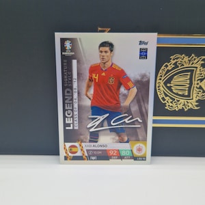 Xabi Alonso « Legend Signature Style », Topps Match Attax Euro 2024. Espagne. Carte de football. Carte à collectionner. Expédition combinée. Lisez les informations.