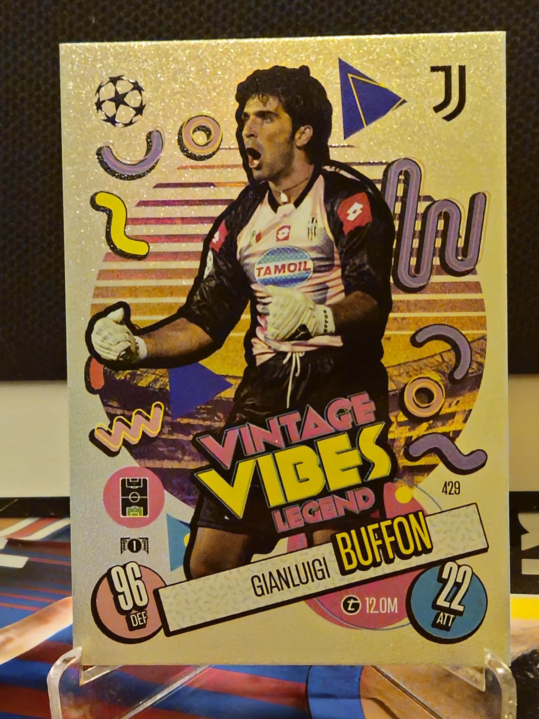 Gianluigi Buffon "Vintage Wibes", New Topps Match Attax 2024/2025. Soccer card. Trading card. Combined shipping. Read info.