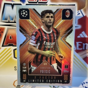 Christian Pulisic « X-Factor Limited », nouveau Topps Match Attax extra 2024/2025. Carte de football. Carte à collectionner. Expédition combinée. Lisez les informations.