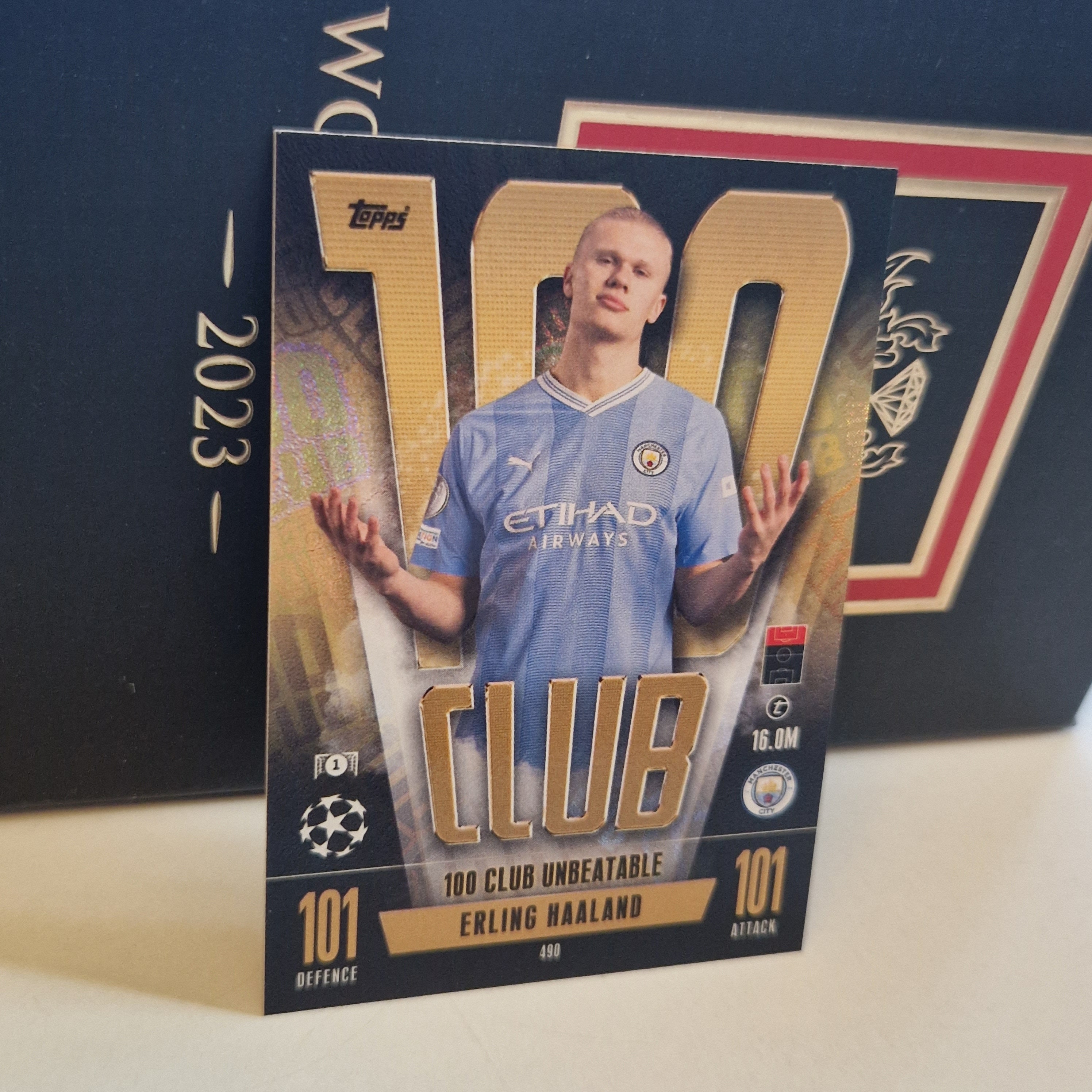 アーリング・ハーランド「100 クラブ」Topps Match Attax Soccer
