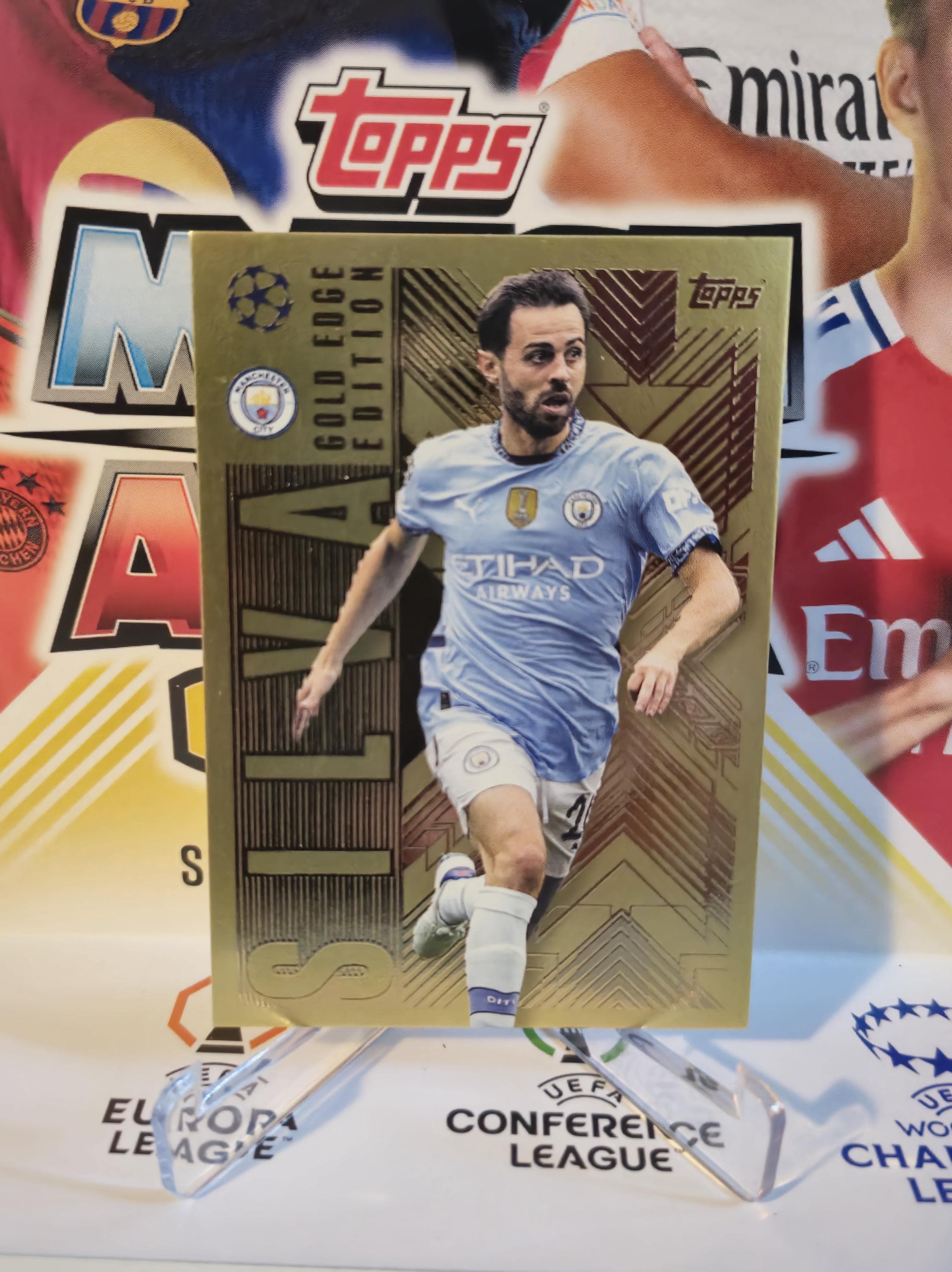 Bernardo Silva Lining - UCL TOPPS NOW Card #106 Manchester