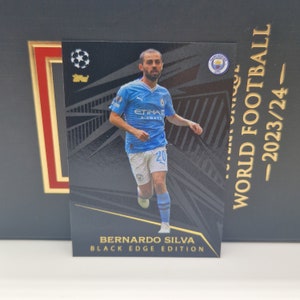 Bernardo Silva "Black Edge", Topps Match Attax Extra 2024. Soccer card. Trading card. Combined shipping. Read info.