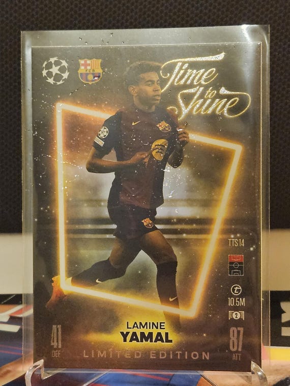 ラミーン・ヤマル「輝ける時」、Topps Match Attax 2024/2025の新