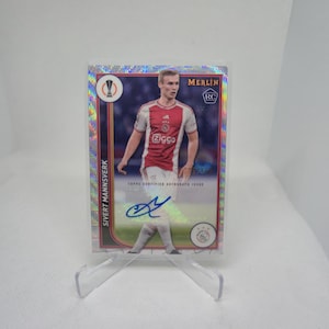 Sivert Mannsverk RC Auto Autógrafo /150ex, Topps Merlin 23/24. Ajax. Tarjeta de fútbol. Envío combinado. Leer información.