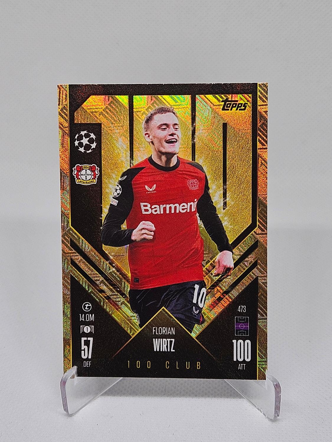 Florian Wirtz 2022-23 Topps UEFA Club Competitions Bayer 04