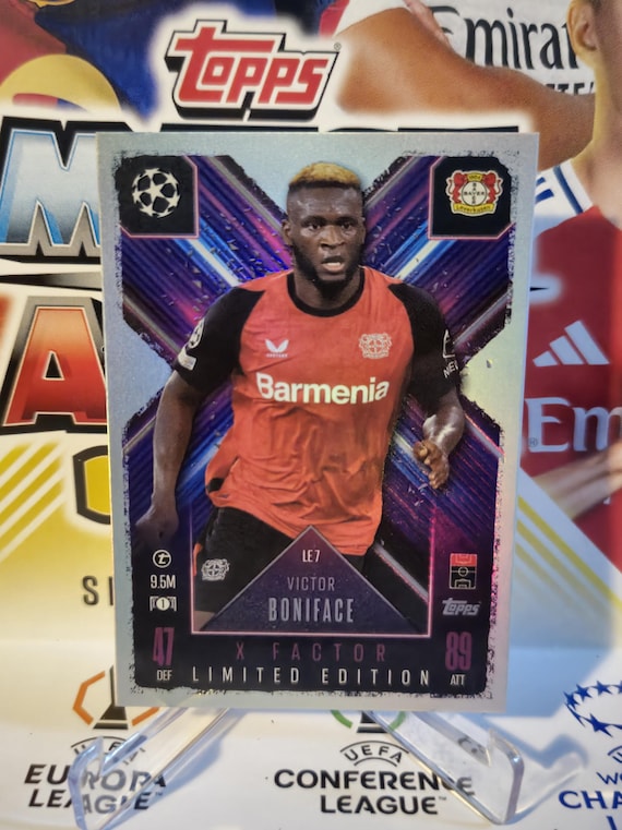 Victor Boniface「X-Factor Limited」、新しいTopps Match Attax extra