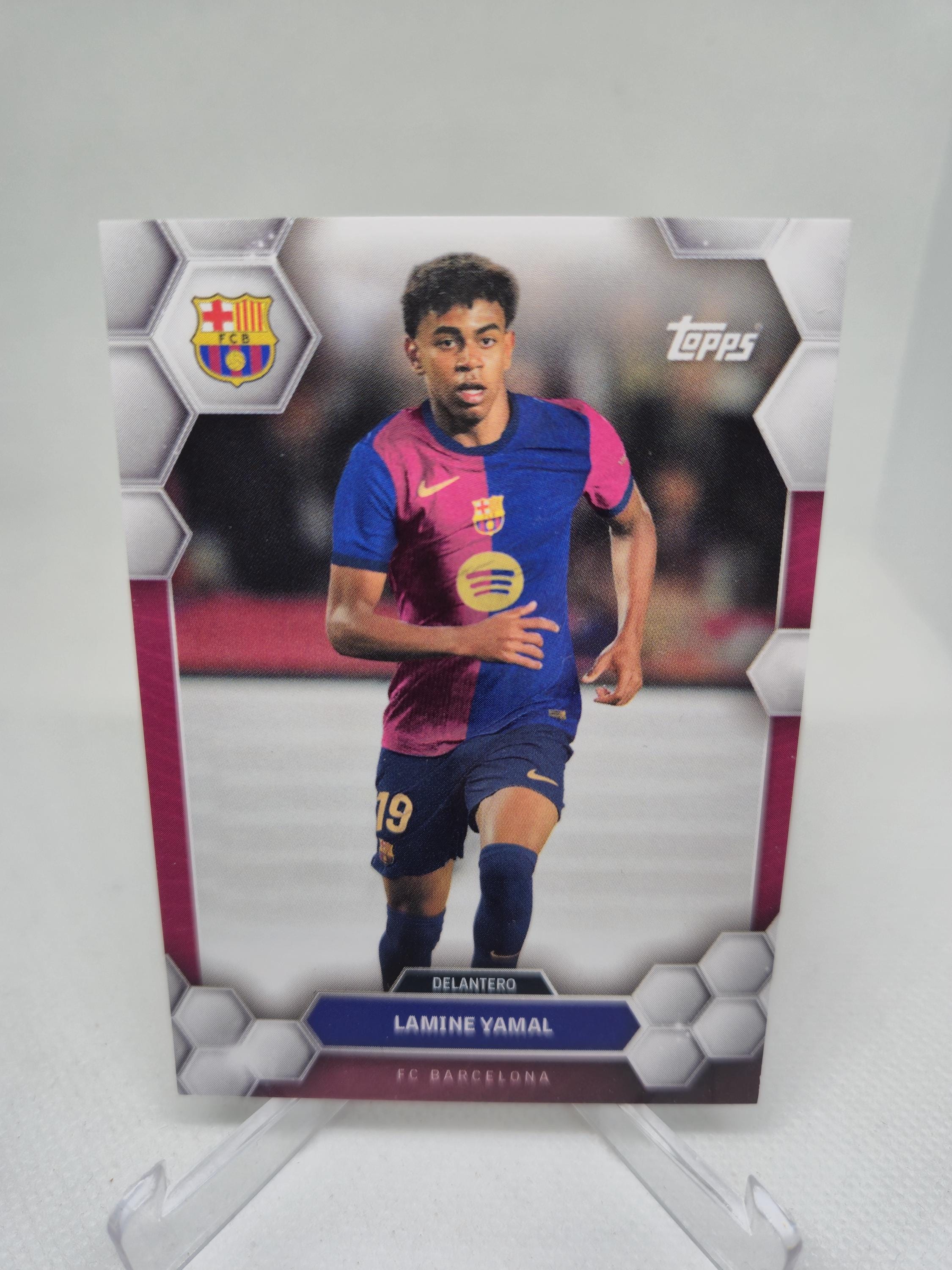 Lamine Yamal Topps Team Set Barcelona 2024. Barcelona. Soccer Card