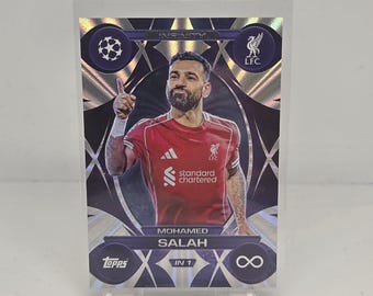 Mo Salah "Infinity" Topps Match Attax Extra 25/26. Ruilkaart. Voetbalkaart. Gecombineerde verzending. Liverpool