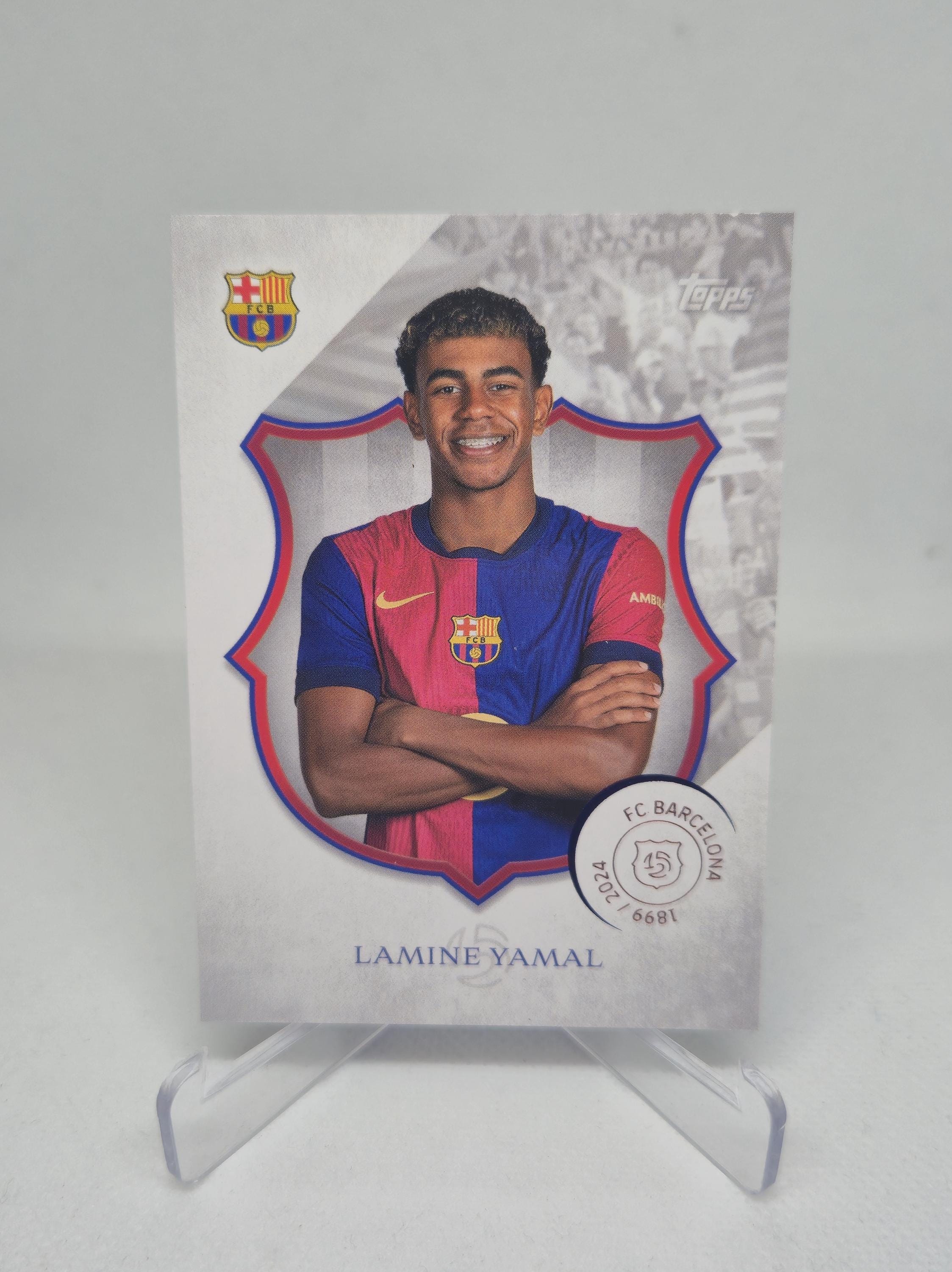 LAMINE YAMAL Topps Fc Barcelona 125th Anniversary 2024. Soccer