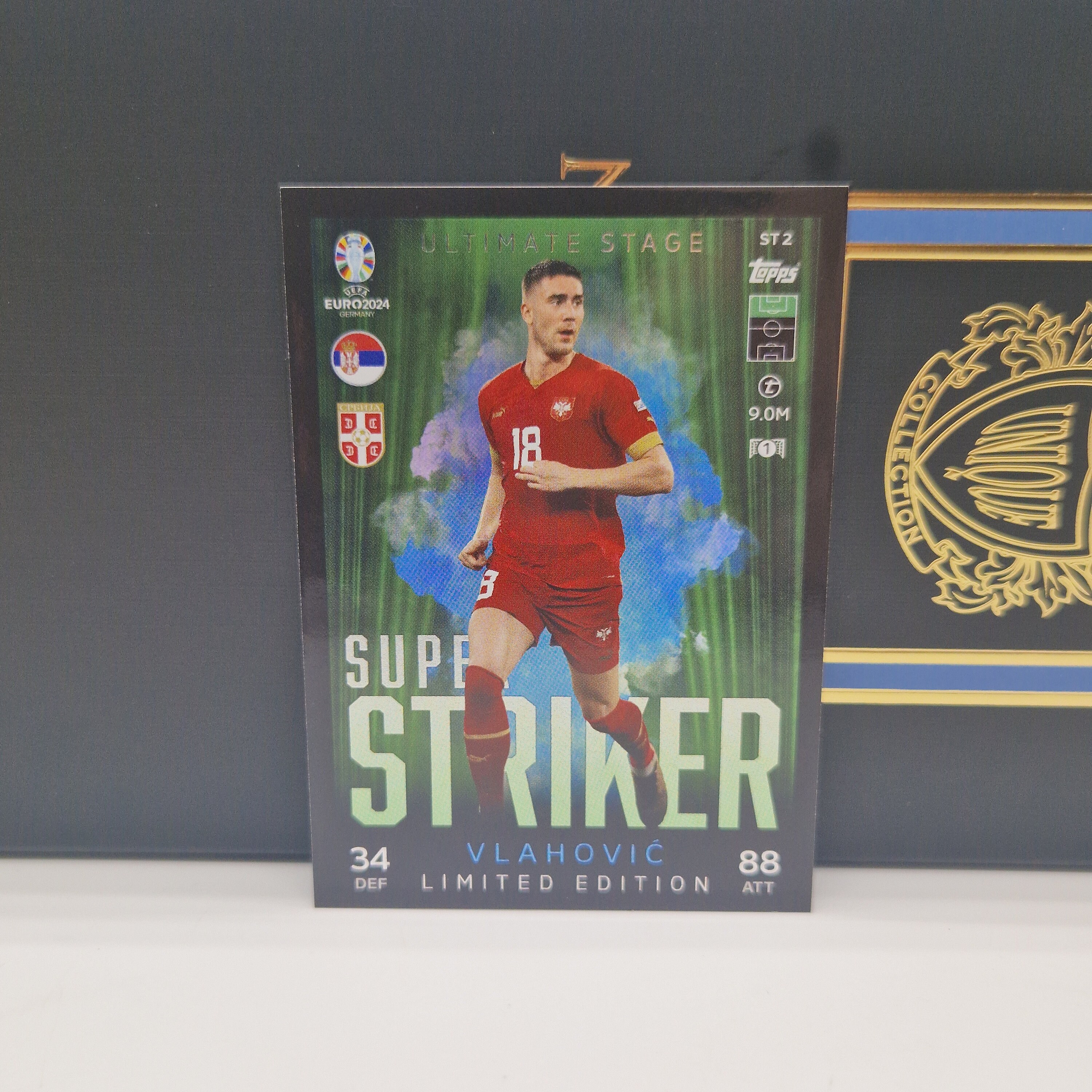 Topps Chrome Dusan Vlahovic auto 1/75 351 Dusan Vlahovic Base