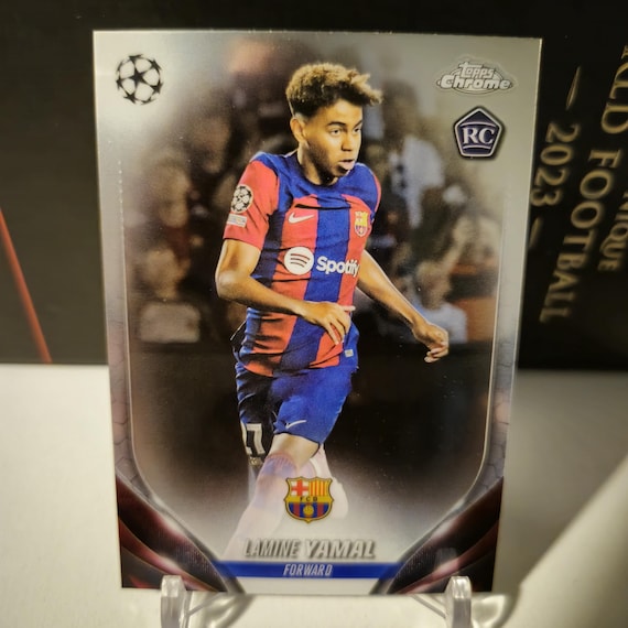 Lamine Yamal RC Topps Chrome Uefa 23/24。バルセロナ。サッカー