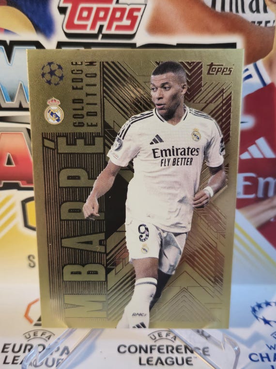 キリアン・エムバペ「ゴールドエッジ」、Topps Match Attax Extra 2024