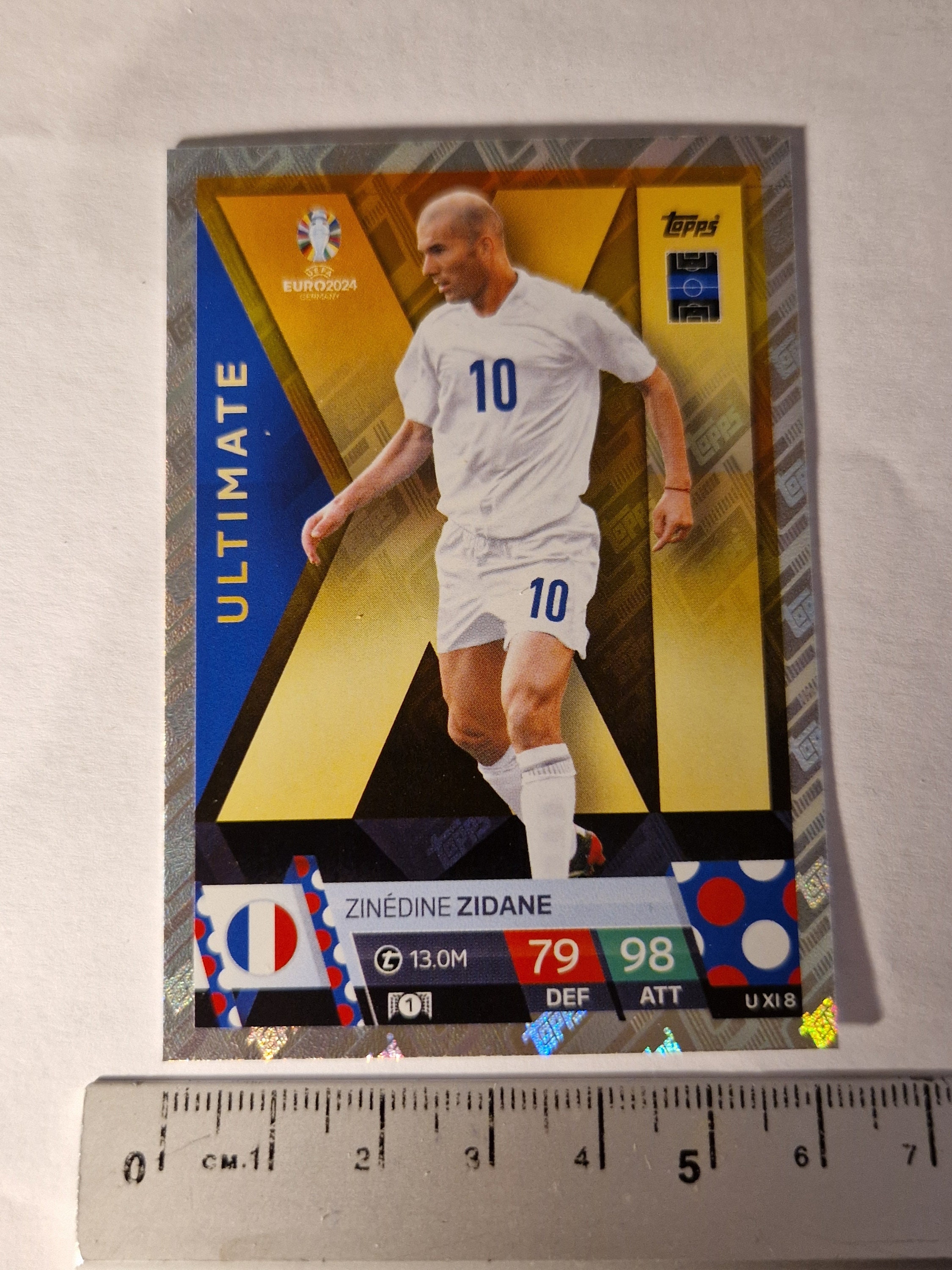 ジネディーヌ・ジダン「アルティメット XI」、Topps Match Attax