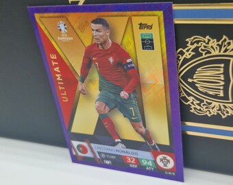 C ロナウド ポルトガル 代表　ジャージーカード クリスティアーノ・ロナウド「XI アルティメット」パープル、Topps