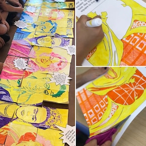 Printable Famous Faces of Hispanic History Collaborative Poster | Inspirational Hispanic Heritage Month Activity for Kids