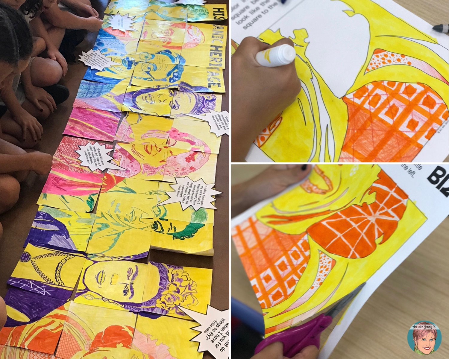 Printable Famous Faces of Hispanic History Collaborative Poster | Inspirational Hispanic Heritage Month Activity for Kids