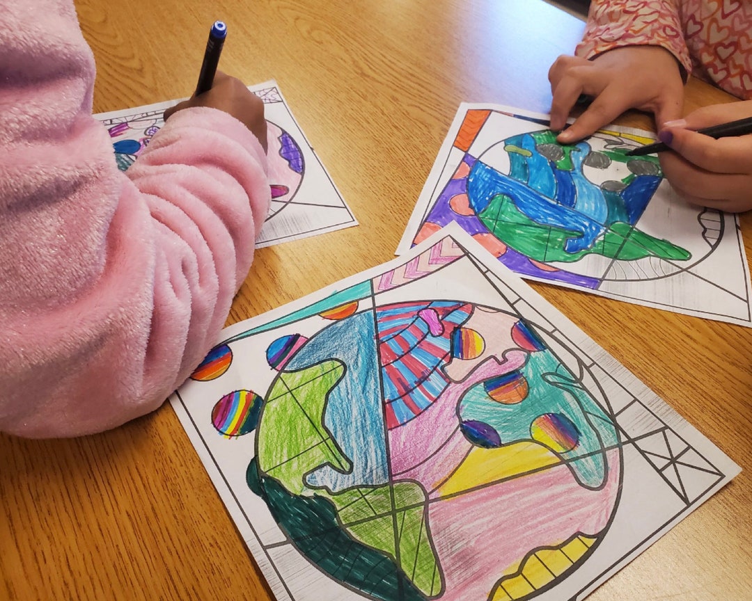 Printable Earth Day Coloring Pages | Fun Earth Day Arts and Craft ...