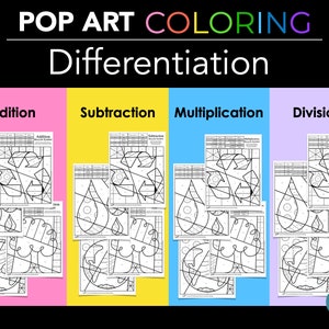 Earth Day Activity for Kids | Color by Number Math Fact Review Coloring ...