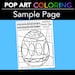 Easter Themed Color by Number Math Fact Review Coloring Pages | Fun ...