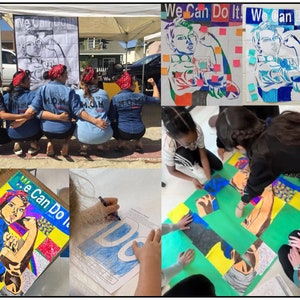 Printable Rosie the Riveter "we Can Do It" Collaborative Poster | Great ...