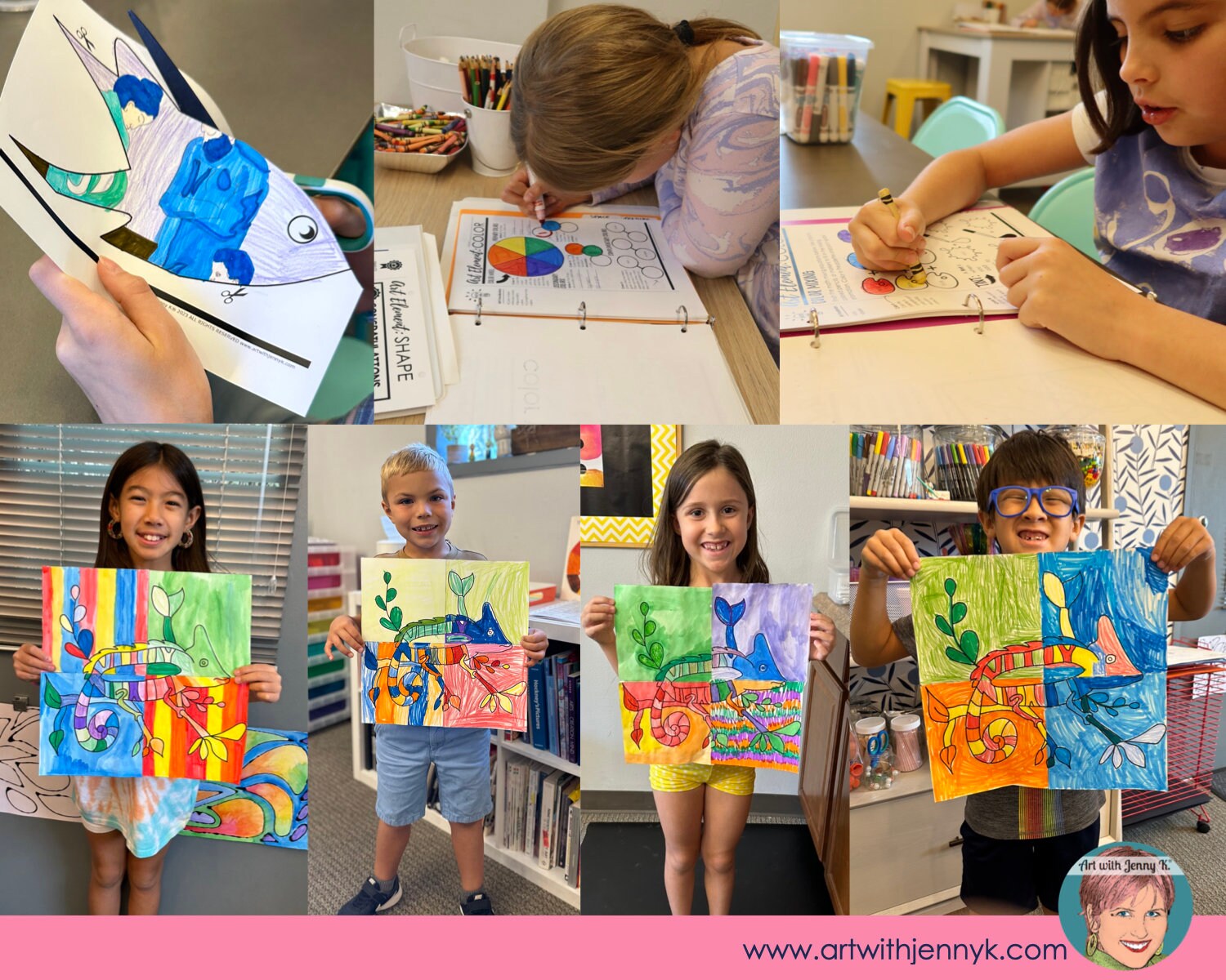 Art Elements 101 Unit 3 COLOR Printable Art Lessons for Kids Art