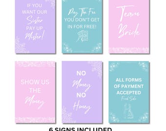 Indian Wedding Doli Sign Bundle: Customizable Ceremony Signs (Digital Download)