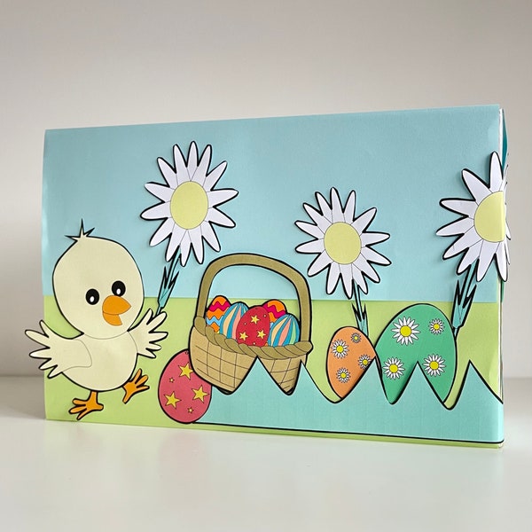 Making an Easter box / Crafts for Easter / Shoebox Easter