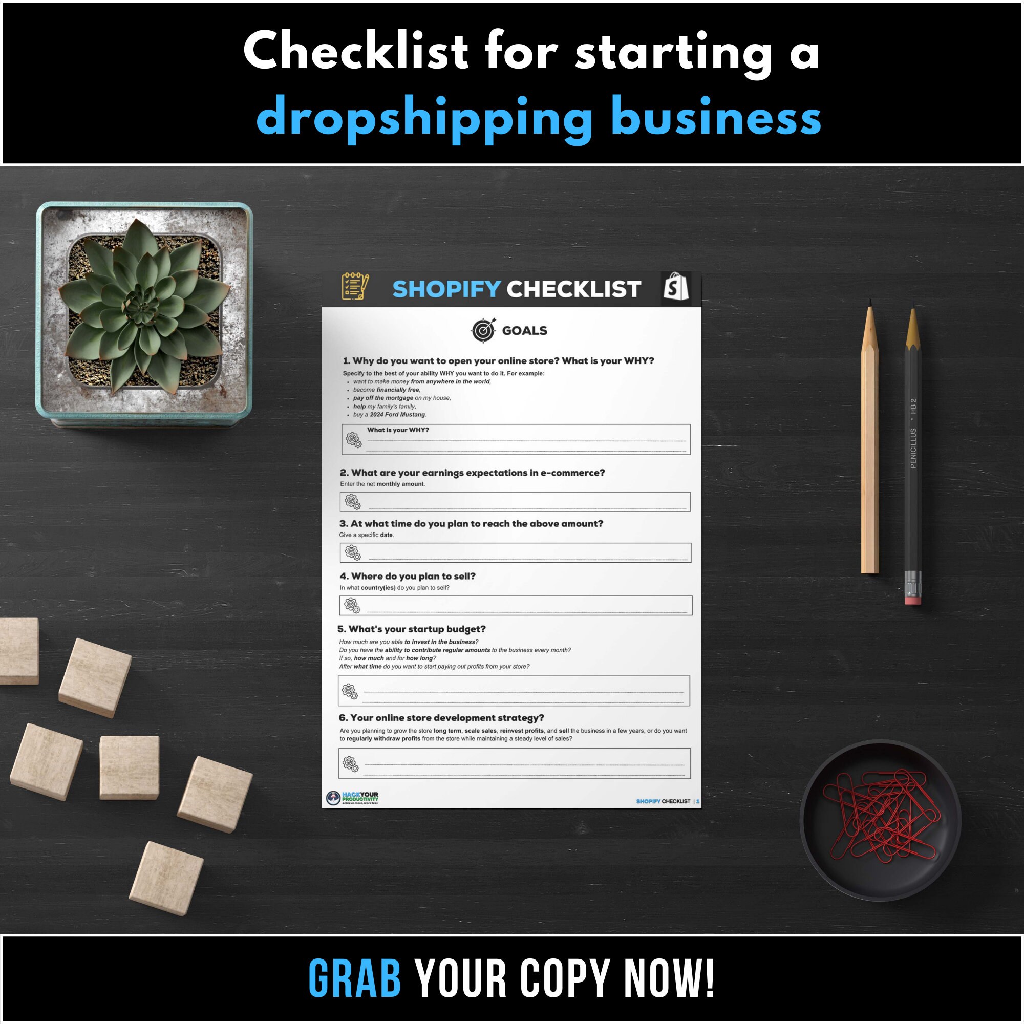 Dropshipping Checklist.pdf Shopify Checklist, Ecommerce Checklist, Dropshipping Checklist ...