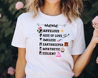 Personalized T-shirt for Mom-Happy Mother's Day Shirt Gift-Retro Gift for Mom-Mom Gift-Happy Mother's Day Shirt-Gift For Mom-Amazing Mom Tee