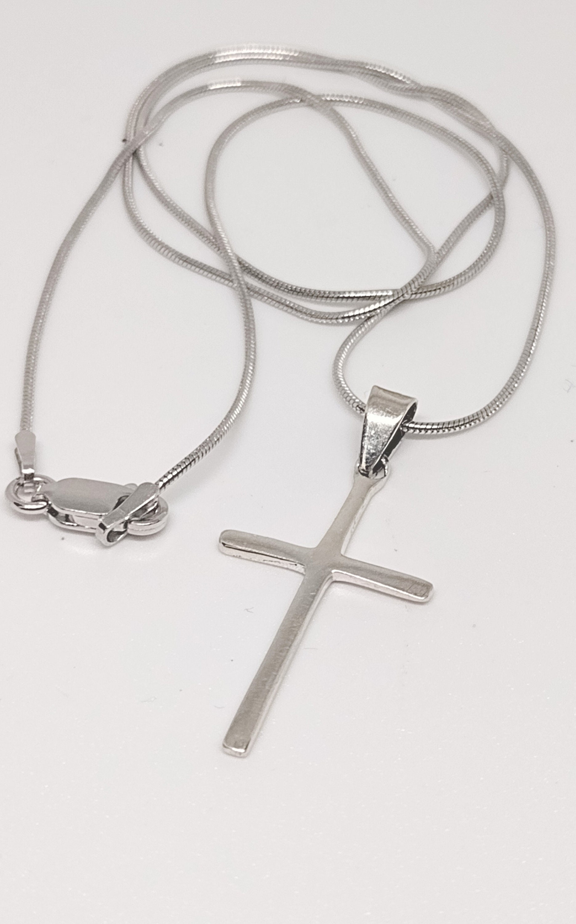 ネックレス・ペンダント TATIANA Silver 925 Clear Cross Pendant NecklaceNZ1145 il_fullxfull.1608707399_7aqt.jpg