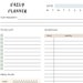Daily to Do List, Instant Download, Daily Planner, Schedule, Printable ...