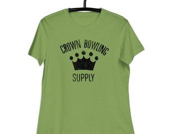 Women's Relaxed T-Shirt Bella Swan Twilight "Crown Bowling Supply"