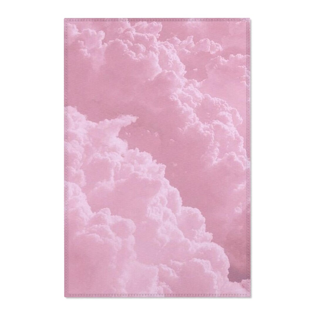 Pink Cloudsrugs Design Minimalist Logo Anime Tufted Rug Aesthetics