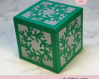 Mandala Shadow Box SVG Arbor 3D Gift Box Lantern Paper Craft Cricut Silhouette Stackable Mothers Day Gift for Her Instant Download