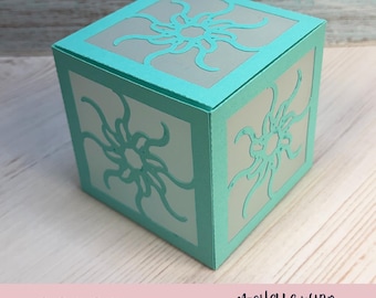 3D Mandala Box SVG Helios Shadow Box Lantern Gift Box Paper Craft Cricut Silhouette Stackable Instant Download