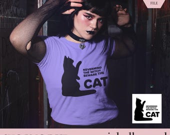 Halloween Cat Design: Funny Witch Quote SVG (For Cricut & Silhouette)