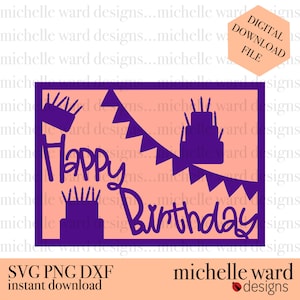 happy birthday svg, cake svg, birthday card svg, birthday cake candle, birthday cake svg, happy birthday, happy birthday card